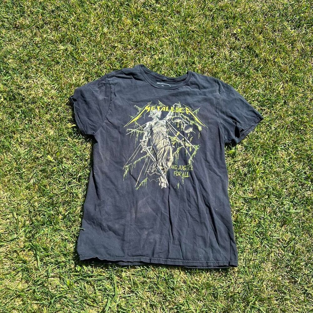 Metallica tee Justice for all y2k mens size L black